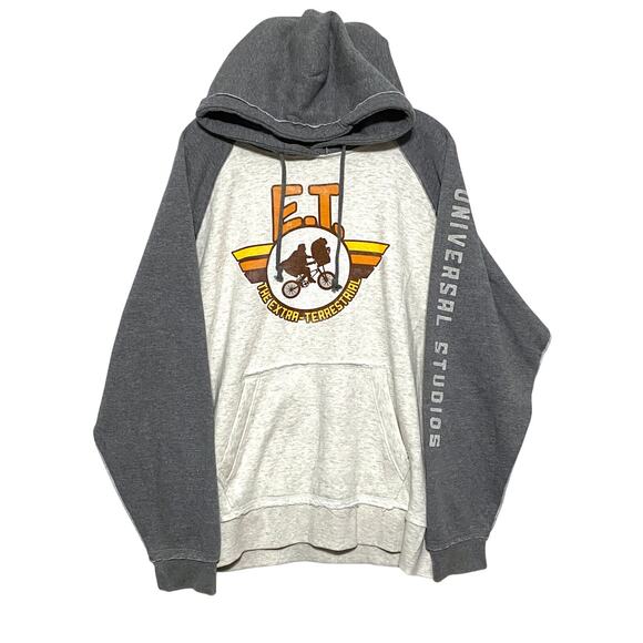 Universal Studios Other - Universal Studios ET Extra Terrestrial Sweatshirt Hoodie Mens L Retro Active NWT